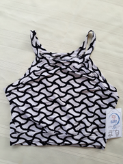 Strappy Tank Black/White