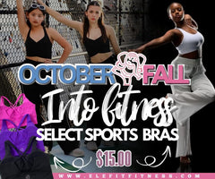 October $10.00 off Sports Bras!