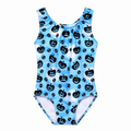 ELEFIT Blue Halloween Pumpkin Print Dance Leotard