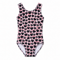 ELEFIT Valentine Hearts Sleeveless Dance Leotard