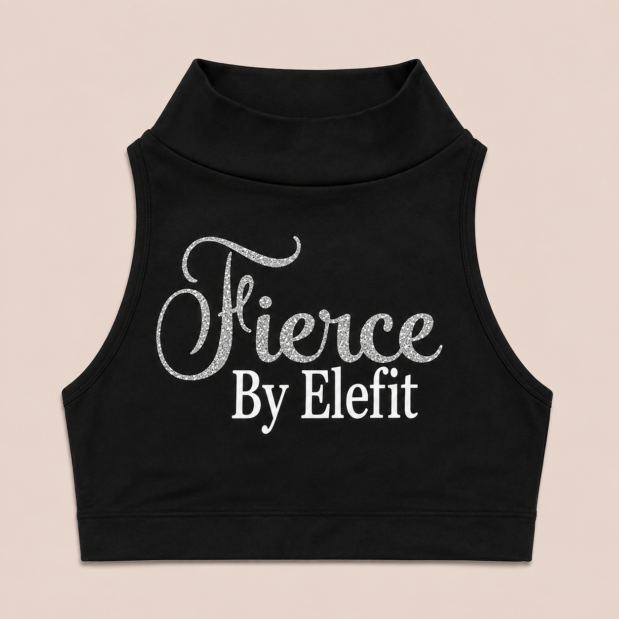 Fierce by ELEFIT Mock Neck Racerback Top