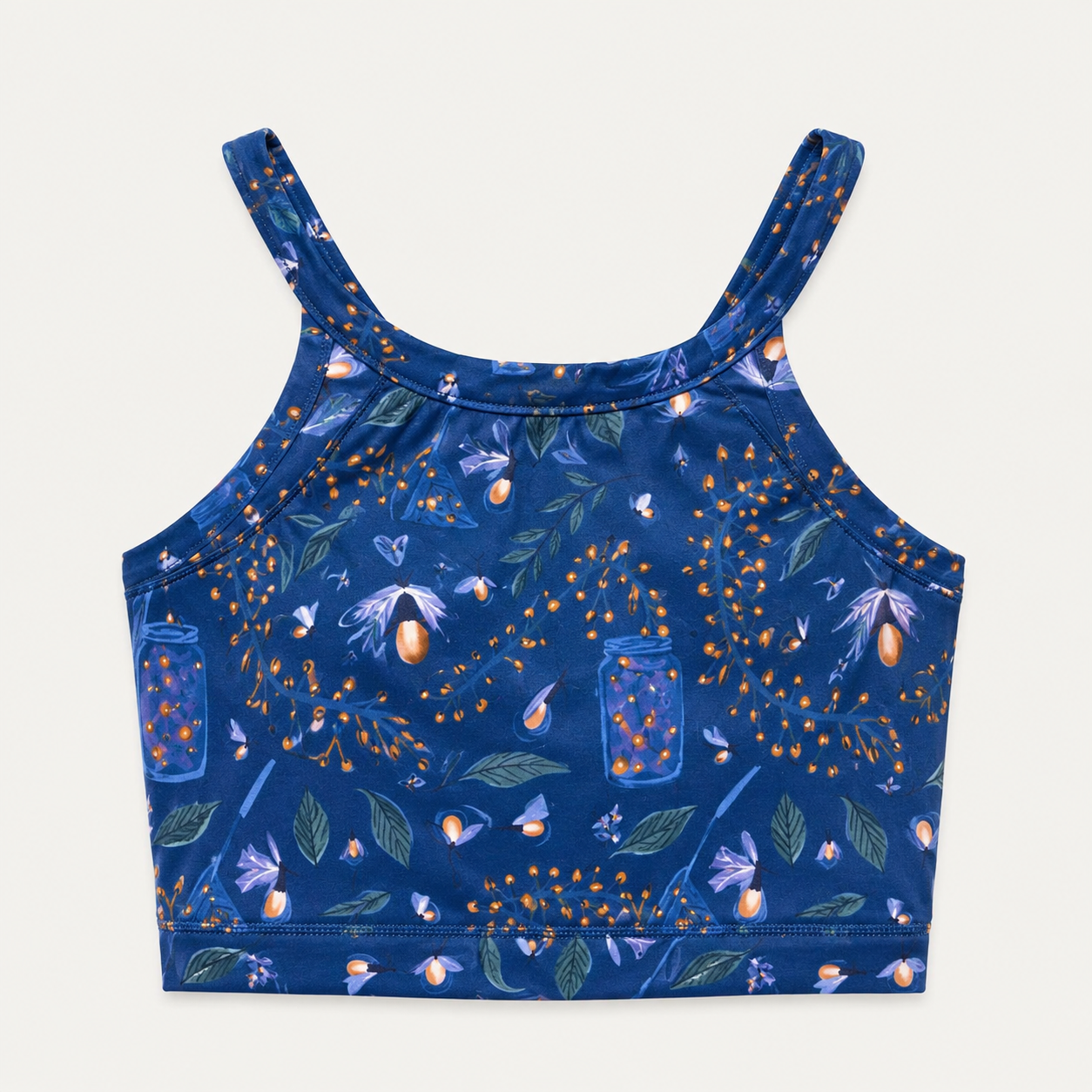 Firefly Print Strappy Dance Tank Top