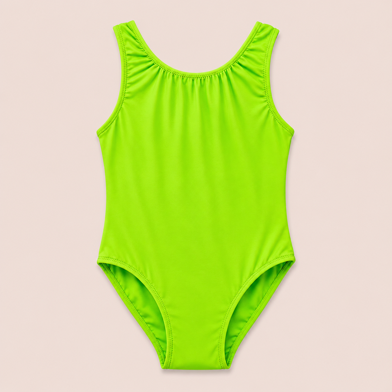 ELEFIT Solid Seafoam Green Sleeveless Dance Leotard