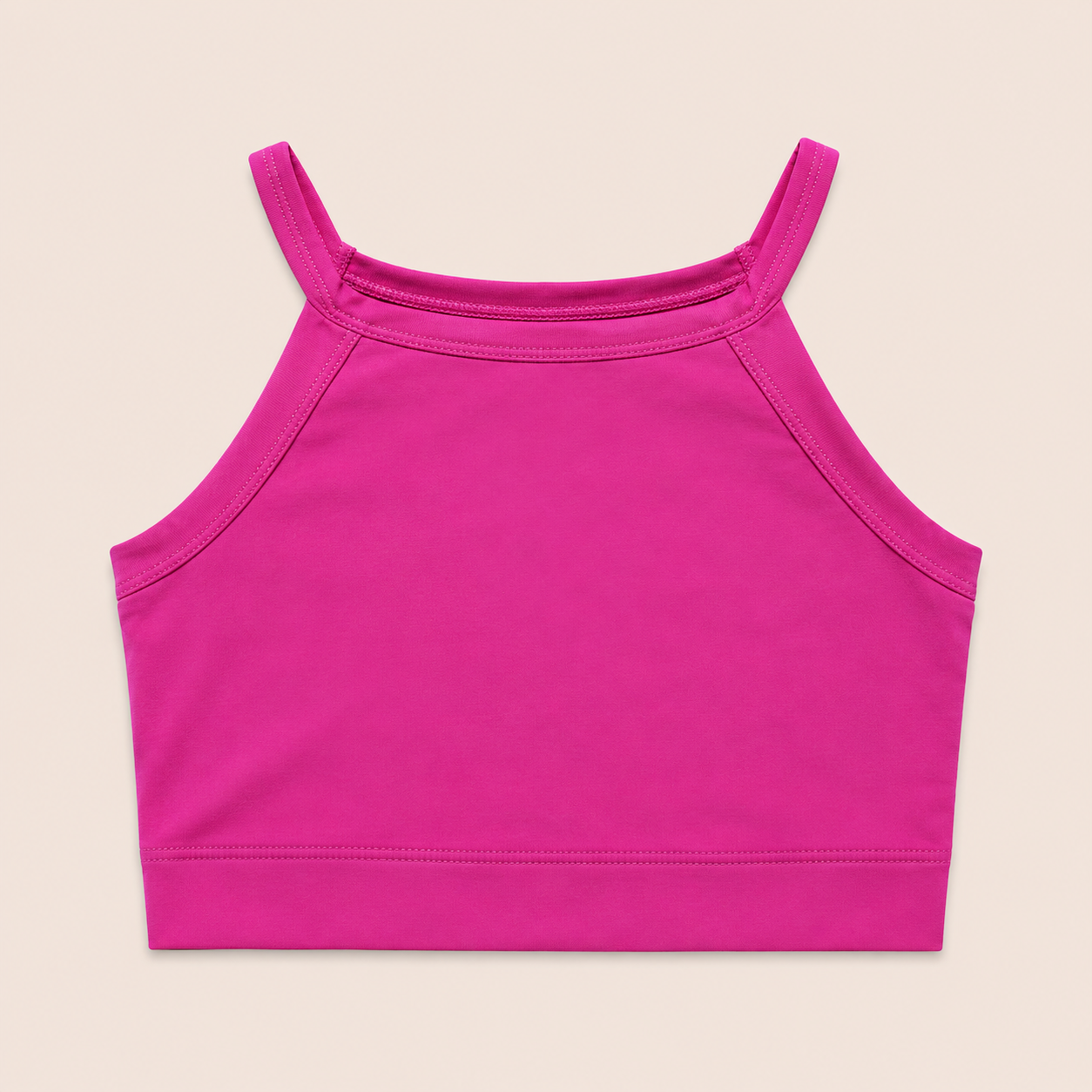 Pink Strappy Dance Tank Top