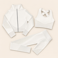 Ivory Waffle Active Set (3-Piece)