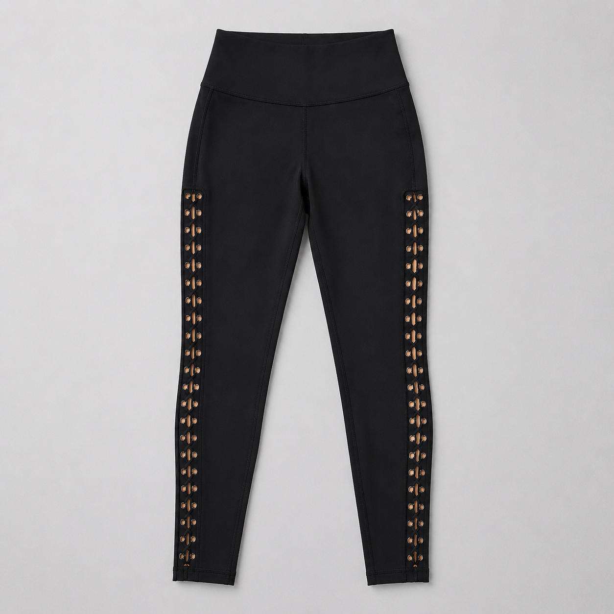 Lace-Up Edge Leggings