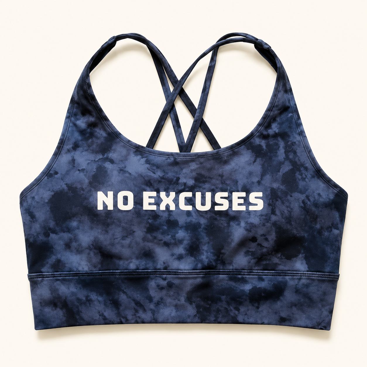 No Excuses Tie-Dye Sports Bra