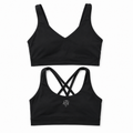 V-Neck Crossback Sports Bra