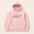 Choose Love Blush Heart Sweatshirt