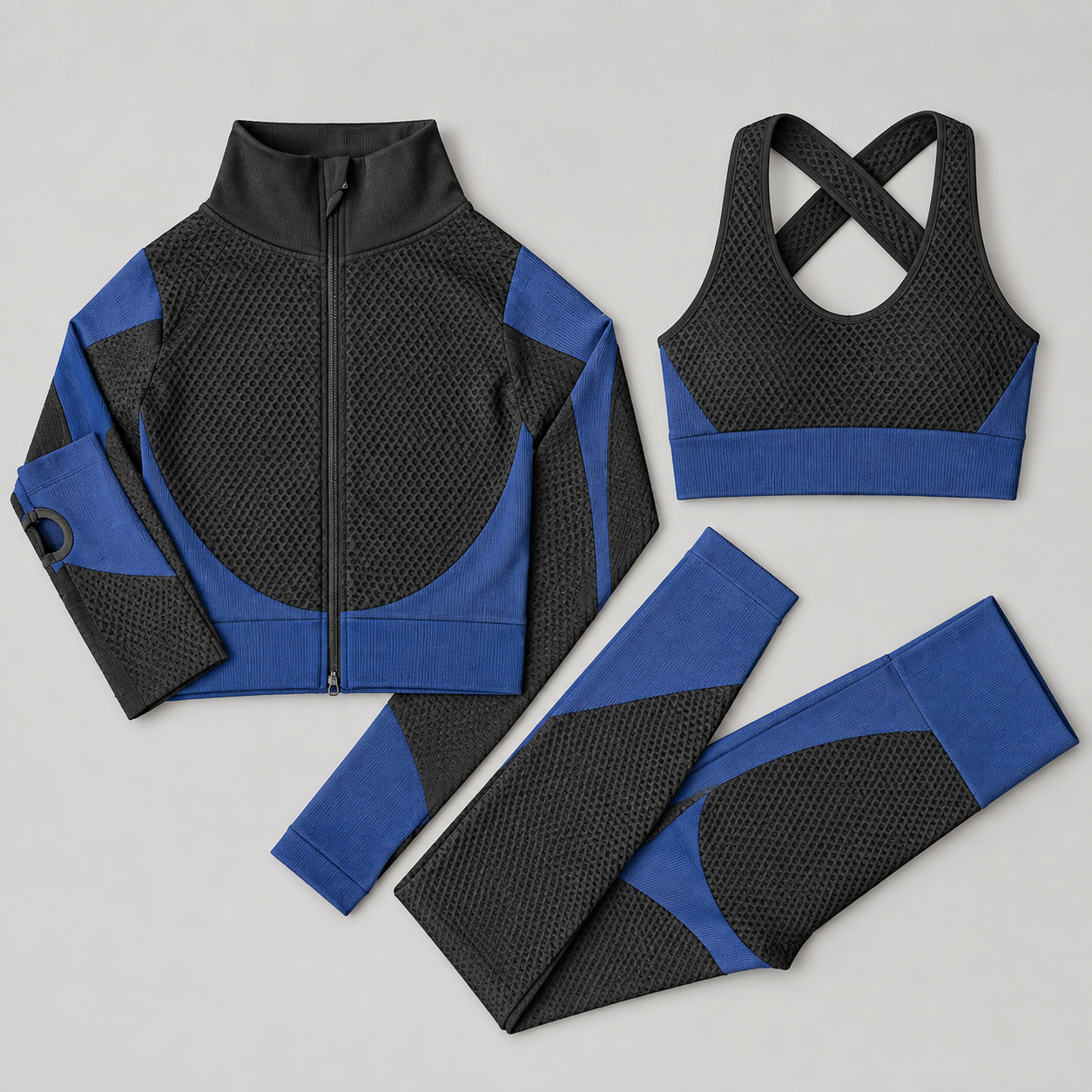 Blue Motion Waffle Active Set (3-Piece)