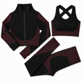 Wine Edge Waffle Active Set (3-Piece )