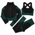 Emerald Pulse Waffle Active Set (3-Piece)