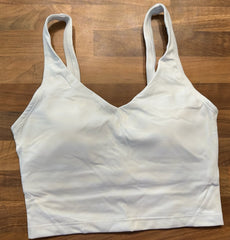 White Sports Tank